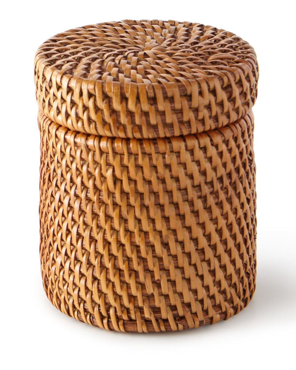 Dalton Round Rattan Canister
